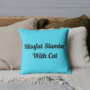 Haustier Katze Lustiger Spruch Süß Personalisiert  Kissen