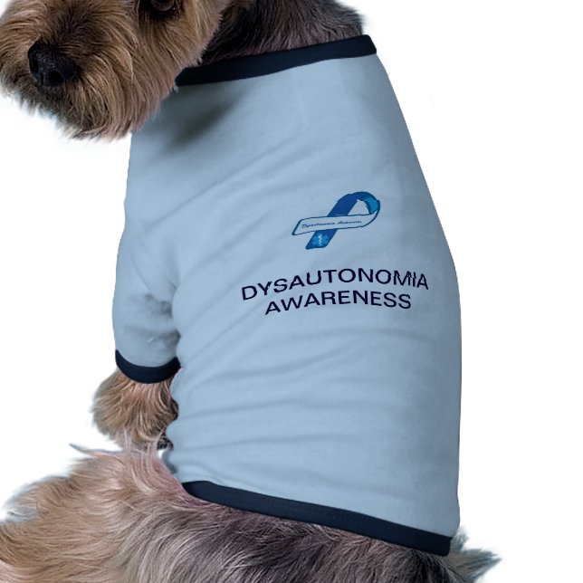 Haustier-Kleidung - Wecker Dysautonomia T-Shirt (Schwarz)