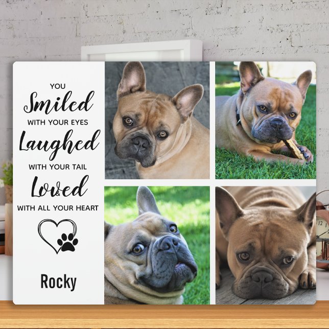 Haustier-Loss-Geschenk - Hunde-Memorial Keepake Pe Fotoplatte (Von Creator hochgeladen)