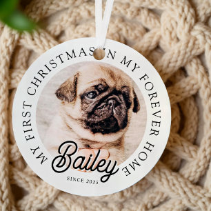 Haustier Mein erstes Weihnachten in für immer Zuha Ornament Aus Metall