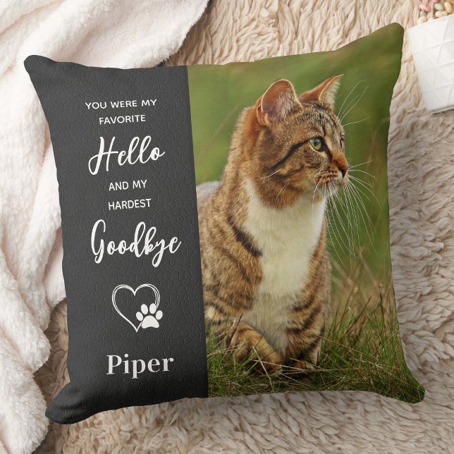 Haustier-Memorial Geschenk Hunde Katze Beileid Cus Kissen (Von Creator hochgeladen)