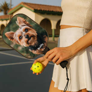 Haustier mit Namen Pickleball Schläger