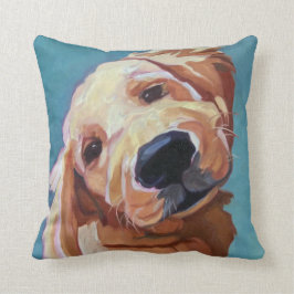Haustier-Porträt-golden retriever-Kissen Kissen