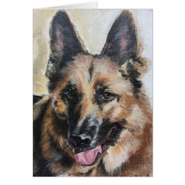 Haustier-Porträt - Schäferhund II (Vorne)