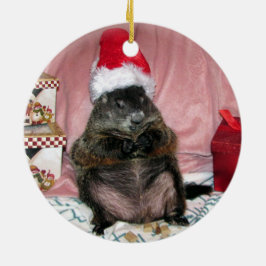 Haustier Sankt Moses Groundhog Keramik Ornament