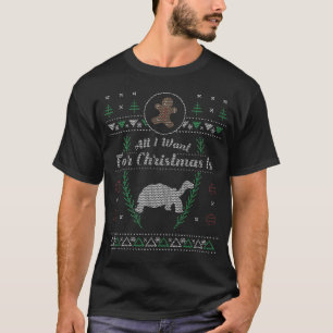 Haustier-Schildkröten-Weihnachtenhässliches T-Shirt