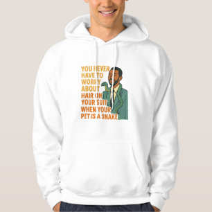 Haustier Schlange Kein Haar Anzug Lustige Grafik Hoodie