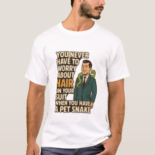 Haustier Schlange Nein auf Haaren Anzug Lustige Gr T-Shirt