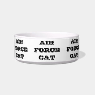 Haustier-Schüssel Air Force Katze Napf