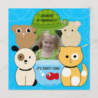 Haustier über Geburtstag Einladung