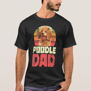 Haustier Vater Hund Vater Poodle T-Shirt