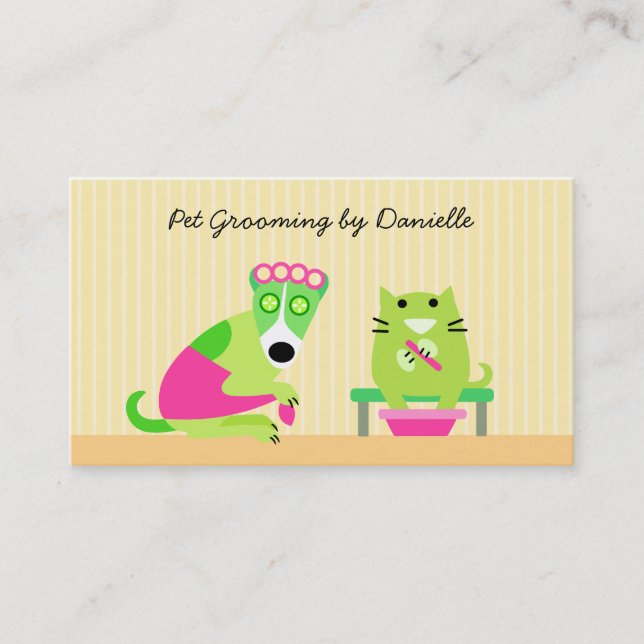 Haustier Visitenkarte (Vorderseite)