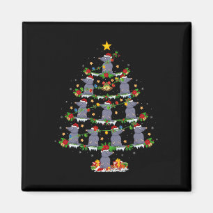 Haustier Weihnachten Weihnachten Weihnachtsweih Magnet