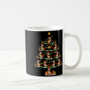 Haustier-Weihnachtsbeleuchtung Weihnachtsmann Schn Kaffeetasse