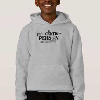 Haustier-zentrierte Person Hoodie