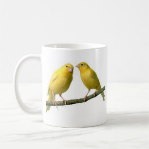 Haustier-zitronengelber Vogel-Waren Kaffeetasse