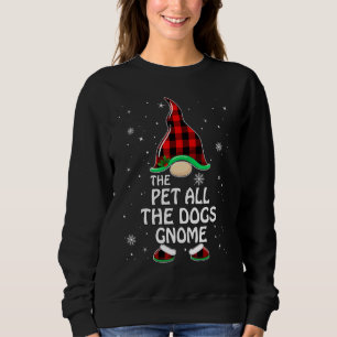 Haustiere alle Hunde werden Buffalo Karierten Matc Sweatshirt