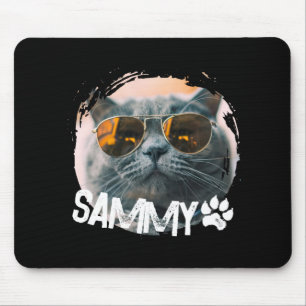Haustiere Einfach Modern Nge Cooler Name Und Foto  Mousepad
