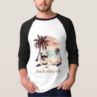 Haustiere entspannen am Strand T-Shirt