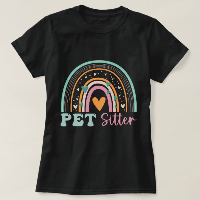 Haustiere Frauen schätzen Katzen Haustier Sitter T-Shirt (Design vorne)