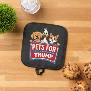Haustiere für Trump Cats Maga Hunde Wahl Topflappen