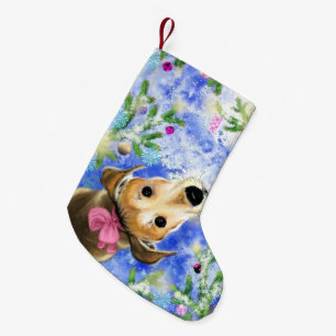 Haustiere Geschenke Weihnachten Strumpf mit kleine Kleiner Weihnachtsstrumpf