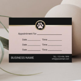 Haustiere Haustiere Sitzplatz Rosa Verabredung Terminkarte