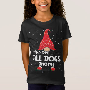 Haustiere Hunde Gnome Familie Matching Weihnachten T-Shirt