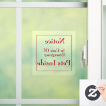 Haustiere in Fensterklammern