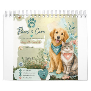 Haustiere, Katzen- und Hundesitter- und Spaziergän Kalender