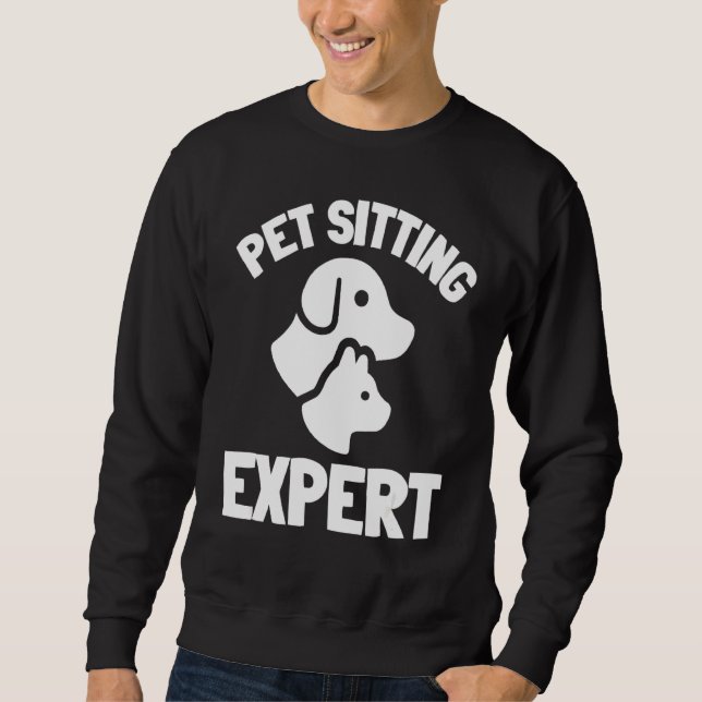 Haustiere Sitzen und Haustiere Sitter Tierhotel Sweatshirt (Vorderseite)