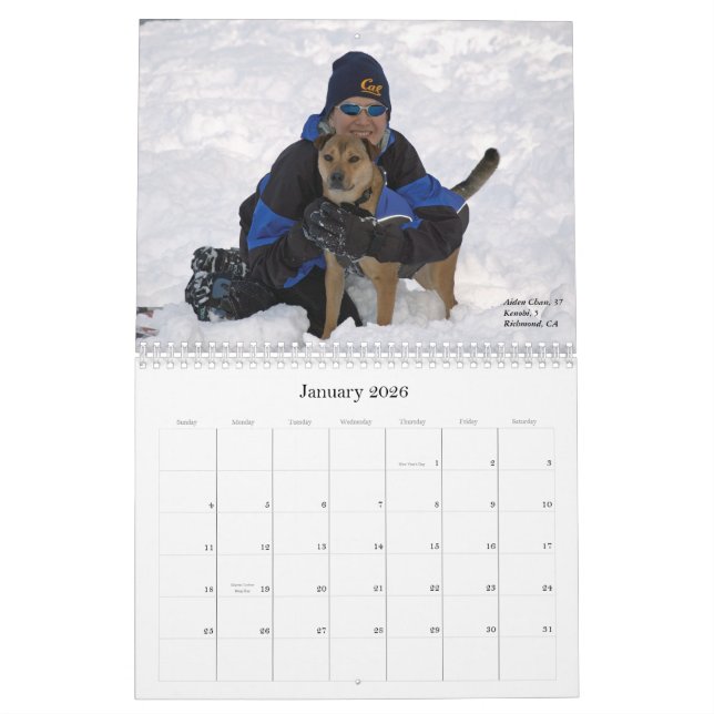 Haustiere u. ihre maskulinen Typen, 2013 Kalender (Jan 2026)