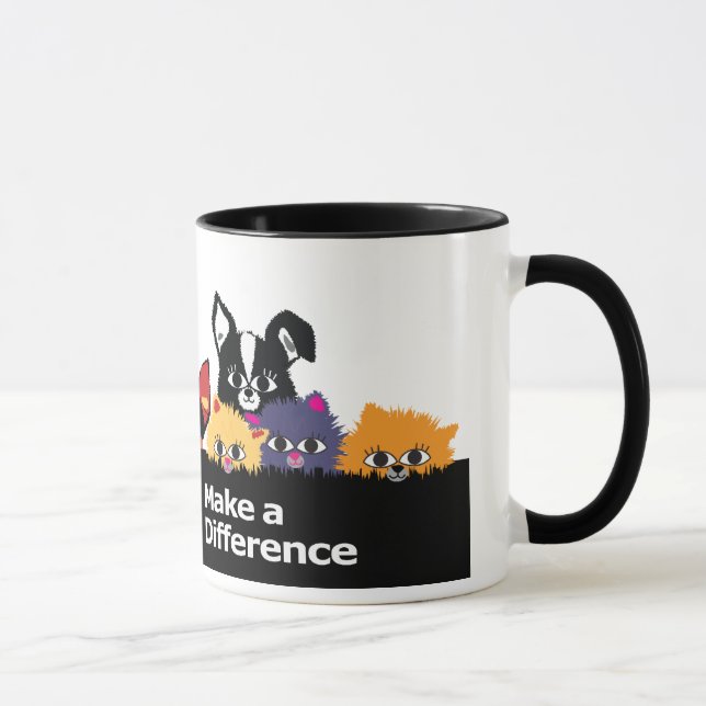 Haustiere unterscheiden tasse (Rechts)