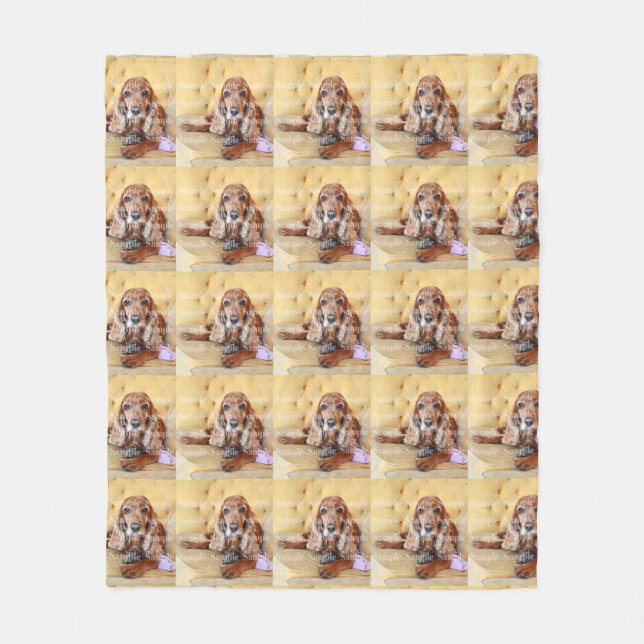 HaustiererinnerungsFoto PERSONIFIZIEREN Fleecedecke (Vorderseite)