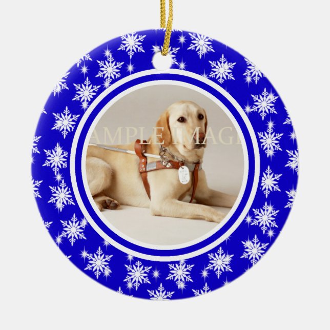 HaustiererinnerungsFoto PERSONIFIZIEREN Keramik Ornament (Vorne)