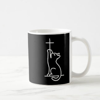 Haustierkatzen lieben Jesus Sei glücklich Katze Kaffeetasse