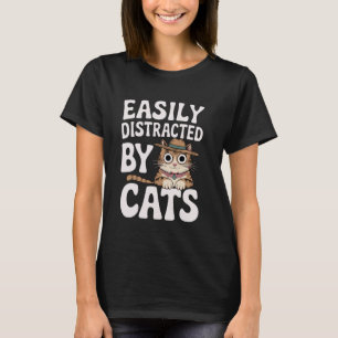 Haustierliebhaber leicht abgelenkt durch Katzen Ki T-Shirt