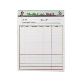 Haustiermedikation Notizblock