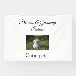 Haustierpflege Grooming-Service Name Adresse Text Banner