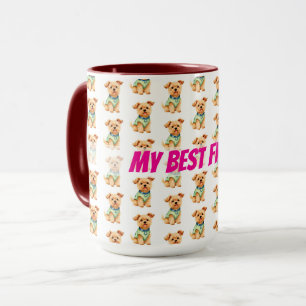Haustierpflege Personalisierte Gold Elegante Kolle Tasse