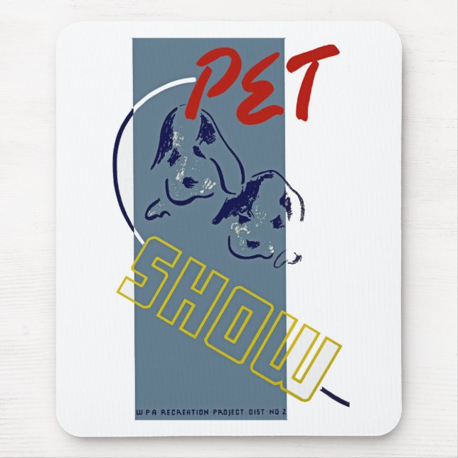Haustiershow Mousepad (Vorne)