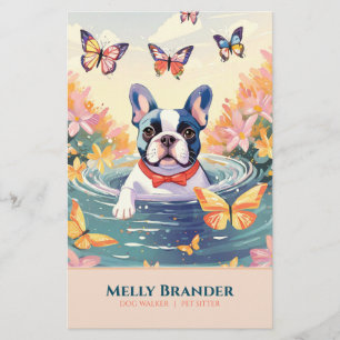 Haustiersitter Spaziergänger  Flyer