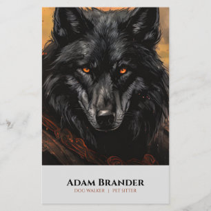 Haustiersitter Spaziergänger  Flyer