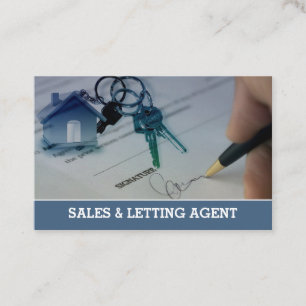 Hausverkauf & Lassend Agent Calling Card. Visitenkarte
