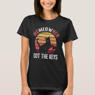 Hauswärmung Immobilien-Eigenheimbesitzer des neuen T-Shirt