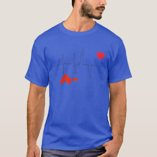 Haut A- Groupe Sanguin Funky Rythmique Cardiaque