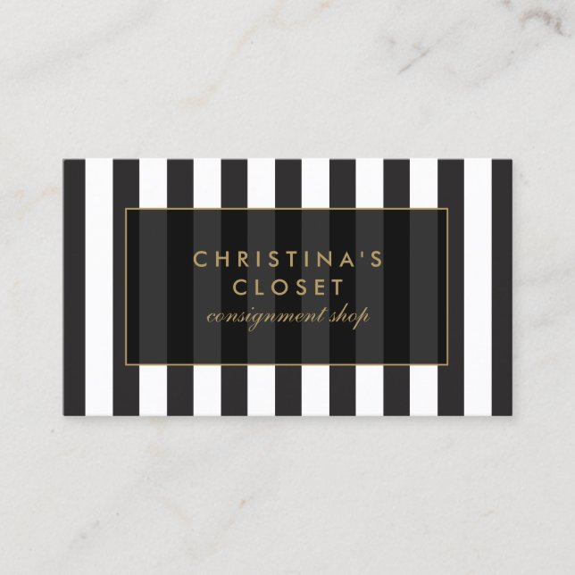 Haut Carte de visite mode, Boutique (Devant)