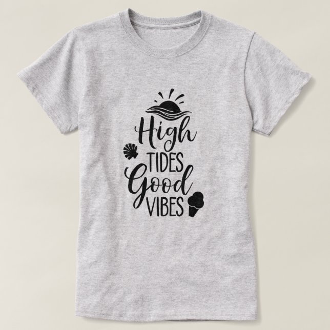 Haut de gamme Good Vibes (Design devant)