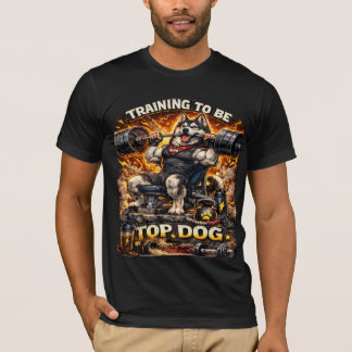Haut de survêtement Husky Top Dog drôle T-Shirt de