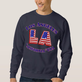 Haut du logo patriotique de Los Angeles USA